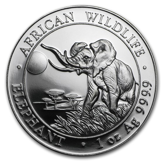 2016 Somalia 1 oz Silver Elephant BU 2016 Somalia 1 oz Silver Elephant BU
